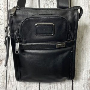 Tumi Alpha 3 leather bag.